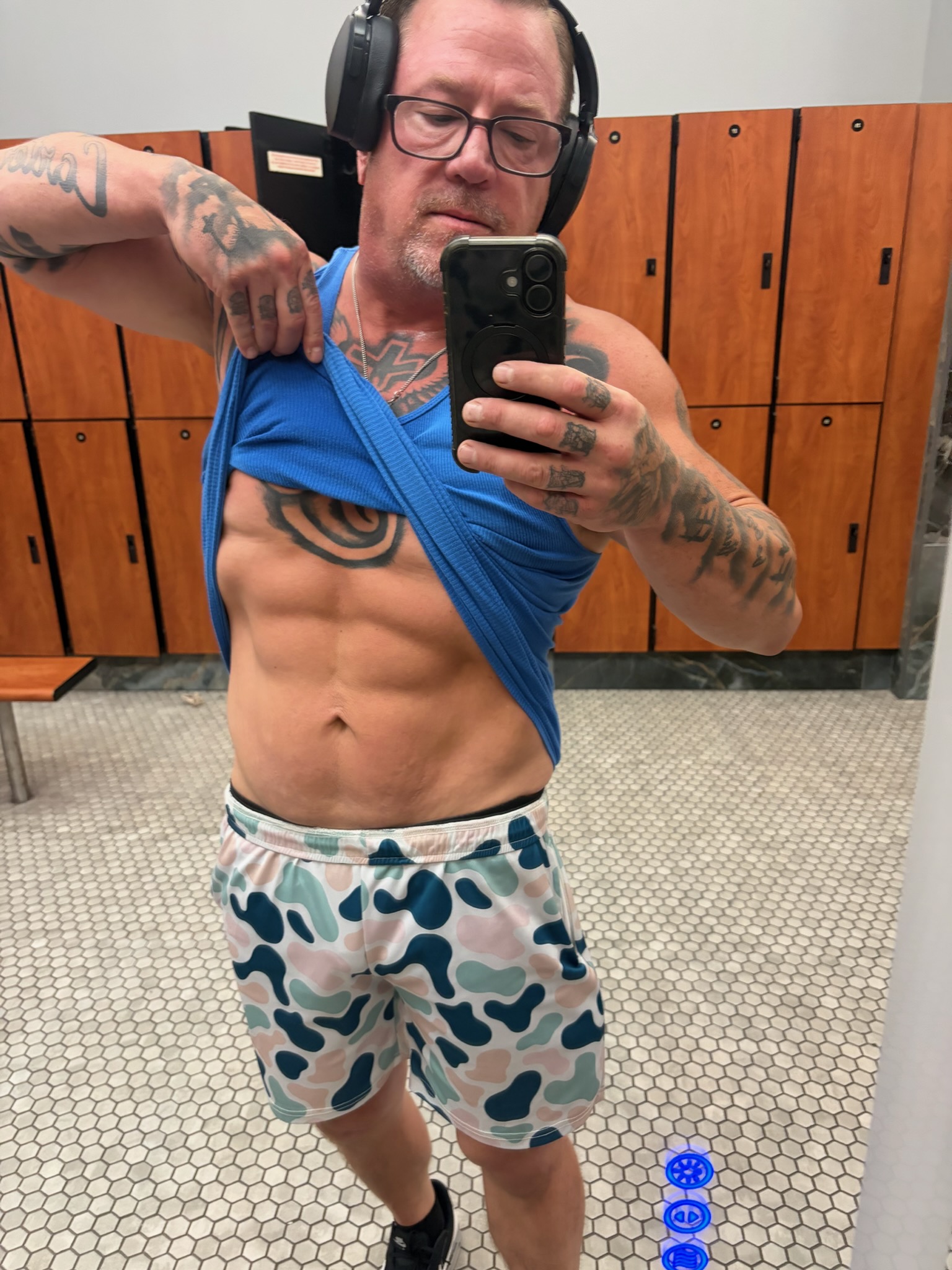 Bruce after — lean physique achieved through peptide protocols and elite training